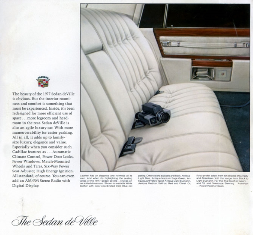 1977 Cadillac Full-Line Brochure Page 4